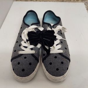 Kate Spade Vale Velvet Sneakers Size 7